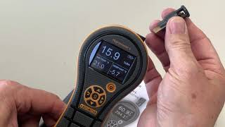 Protimeter Hygromaster L  Quick start demo Fast response thermohygrometer [upl. by Ran]