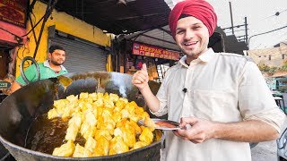 INDIAN STREET FOOD Tour DEEP in PUNJAB INDIA  BEST STREET FOOD in INDIA and BEST CURRY HEAVEN [upl. by Baptlsta480]