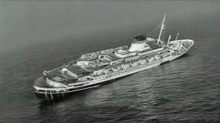 SS Andrea Doria Sinking  Stock Footage [upl. by Riccardo]