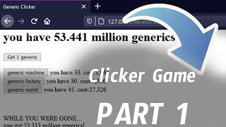 Making A Clicker Game part 1 The Basics [upl. by Ynohtnaleahcim924]