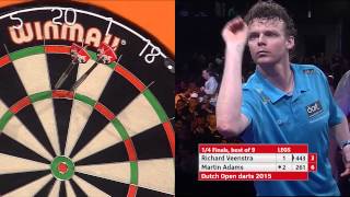 DO2015 QF4 Richard Veenstra vs Martin Adams [upl. by Sarazen]