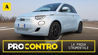 Fiat 500 elettrica PRO e CONTRO  RECENSIONE STRUMENTALE [upl. by Adnarim]