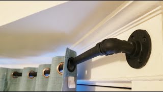 Curved Bay Curtain Rod  DIY [upl. by Hayifas599]