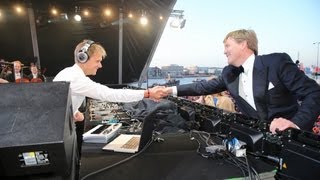 Armin van Buuren amp The Royal Concertgebouw Orchestra perform for new Dutch king WillemAlexander [upl. by Aizitel357]