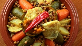 Couscous with Seven Vegetables  كسكس سبع خضار  CookingWithAlia  Episode 423 [upl. by Tuesday]