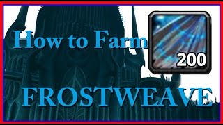 How to Farm Frostweave Cloth  1250 Frostweave Per Hour in WoW [upl. by Renelle]