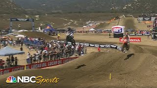 Pro Motocross Round No 1 Fox Raceway I  EXTENDED HIGHLIGHTS  52921  Motorsports on NBC [upl. by Ruhtua]