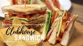 How To Make Clubhouse Sandwich At Home  Sandwich Recipes [upl. by Annam]