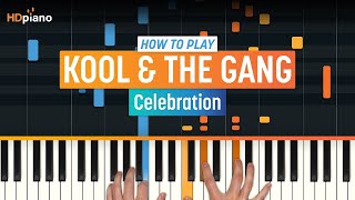 How to Play quotCelebrationquot by Kool amp the Gang  HDpiano Part 1 Piano Tutorial [upl. by Sanalda]