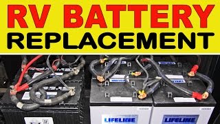 How To Replace Deep Cycle RV quotHousequot Batteries [upl. by Augustina]