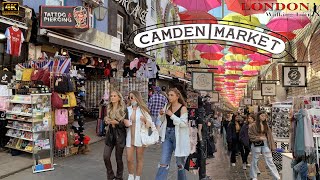 London Walking Tour  CAMDEN MARKET LONDON  London reopen 2021 [upl. by Adlay529]