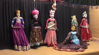 Puppet Kathputli show on the strings in India 4K [upl. by Martyn55]