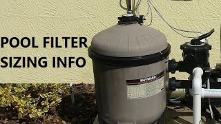 What Size Pool Filter Do I Need [upl. by Chinua891]