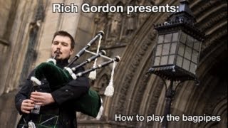 How to play the bagpipes Part 1 Old version [upl. by Ody478]