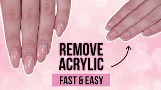 🚫 How to Remove Acrylics  Fast and Easy 😱 [upl. by Haron706]