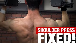 Overhead Shoulder Press 3 MISTAKES [upl. by Musser]