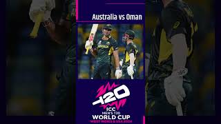 Australia vs Oman  ICC T20 World Cup 2024  Match 10 [upl. by Micki]