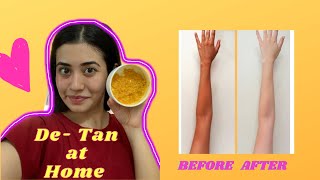 How to Remove Sun Tan  Reverse Skin Darkening by using Simple Home Remedy homeremedy shefam [upl. by Hughett]