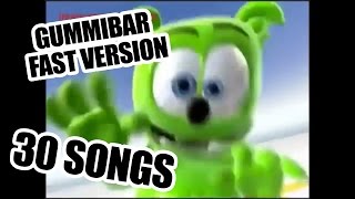 Gummibär FAST VERSION MARATHON 30 Gummy Bear Songs In 1 Video [upl. by Cristy]