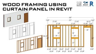 Learn how to make wood framing in Revit  Wood Construction [upl. by Lednek339]