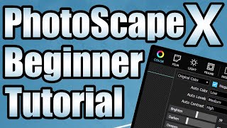 PhotoScape X Beginner Tutorial [upl. by Aymer642]