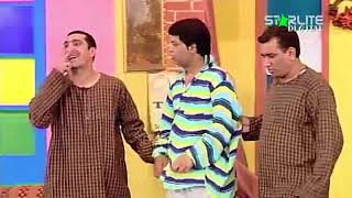 Zafri Khan and Nasir Chinyoti New Pakistani Stage Drama Full Comedy Funny Clip  Pk Mast [upl. by Nueovas]