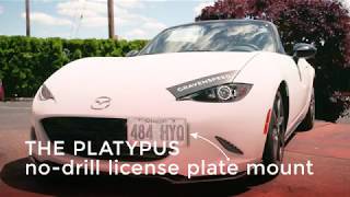 The Platypus Mazda Miata License Plate Solution [upl. by Aihcropal]