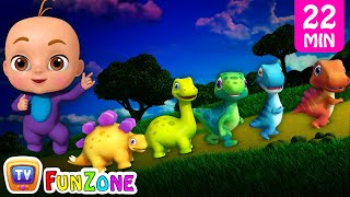 Five Little Dinos amp Many More 3D Nursery Rhymes amp Songs for Kids  Dinosaur Rhymes by ChuChu TV [upl. by Mauer]