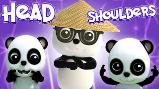 Tête Épaules Genoux Et Orteils  Comptines  Chansons Panda Bao  Head Shoulders  Kids Tv Française [upl. by Aicat]