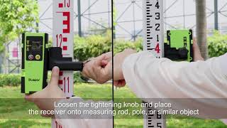 How To Use Huepar Laser Level ReceiverDetector LR6R [upl. by Juliet]