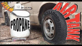 Make a Propane Air Tank QUICK N EASY [upl. by Nedgo468]