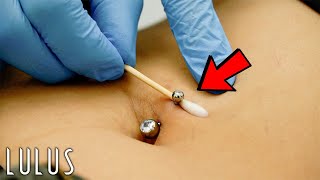 How To Clean Your Belly Piercing  Vlog 04 [upl. by Eleanore]