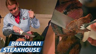 How A Brazilian Steakhouse Serves 1000 People per Night — How To Make It [upl. by Noral]