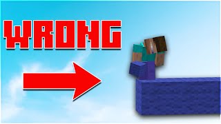 You might be speedbridging WRONG Hypixel Bedwars Tutorial [upl. by Ynohtnakram]