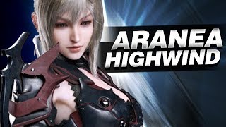 Aerial combat with Aranea Highwind  Final Fantasy XV [upl. by Kcirtemed]