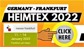 HEIMTEXTIL FRANKFURT 2022  PREPARATIONS amp DEVELOPMENT heimtextil Heimtex HomeTextiles Garments [upl. by Richmound]