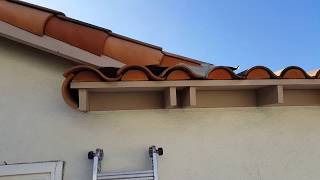 Spanish Clay Tile Roof Repair Overview in Mission Viejo Ca [upl. by Marthe164]