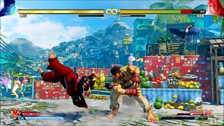 Street Fighter V Gameplay PS4 HD 1080p60FPS [upl. by Ashly]