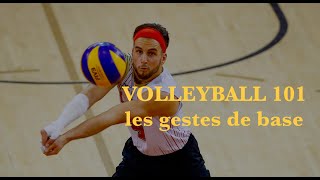 VOLLEYBALL 101 les gestes de base [upl. by Ollayos]