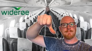 Wideroe E190E2 Review CRAMPED UNCOMFORTABLE DISAPPOINTING [upl. by Ayatahs180]