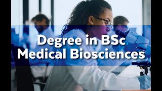 BSc Medical Biosciences  UWC [upl. by Anelat698]