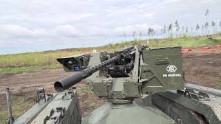 FN Herstal and Milrem Robotics deploy weaponized UGV at Estonian military exercise [upl. by Lefton]