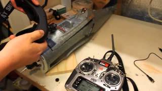 Fat Shark FPV setup and Head Tracking on Spektrum DX8 [upl. by Leira]