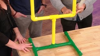 How to Make Your Own Football Party Goal Post [upl. by Kiri]