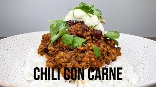 Chili Con Carne  How To Make Chili Recipe [upl. by Aneen]