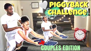 10 MINUTE PIGGYBACK CHALLENGE hilarious [upl. by Aihtebat]