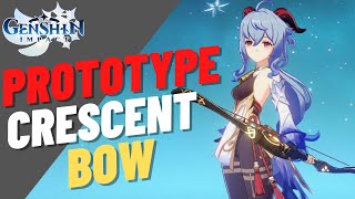 Prototype Crescent Bow  F2P Weapon Review for Ganyu  Genshin Impact [upl. by Tilly]