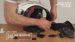 Interphone Tutorial 1 How to Install Intercom on Helmet [upl. by Ahsiyn]