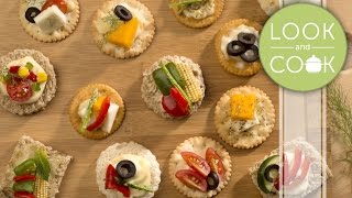 Veg Canapés  How to cook Canapés veg Recipe [upl. by Ilarrold241]