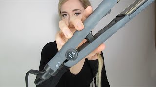 How To Crimp Hair Using A Straightener  LifeOfMeganandLiz [upl. by Nuoras]